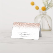 Roos Gold Glitter Script Names Date (Voorkant)