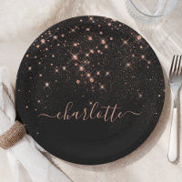 Roos Gold Glitter Sparkly Elegant Glamoureus Scrip