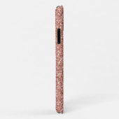 Roos Gold Glitter Trendy Script Persoonlijk Case-Mate iPhone Case (Achterkant/rechts)
