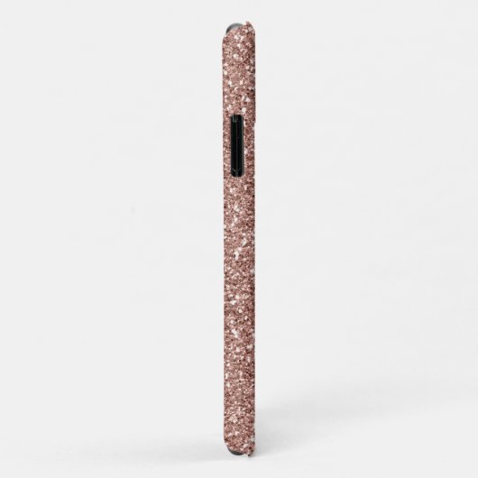 Roos Gold Glitter Trendy Script Persoonlijk Case-Mate iPhone Case (Achterkant/rechts)