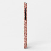 Roos Gold Glitter Trendy Script Persoonlijk Case-Mate iPhone Case (Achterkant/links)