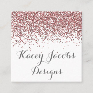 Roos Gold Glitter Visitekaartjes