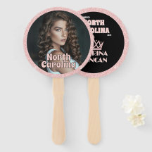 Roos Gold Glitz Pageant Fan Waver 10-Pack