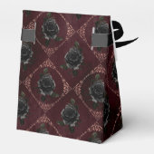 Roos Gold Gothic Halloween Bedankdoosjes (Achterkant)