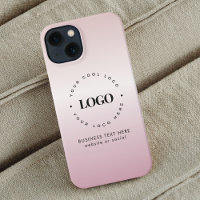 Roos Gold gradiënt bedrijf aangepaste Logo roze to