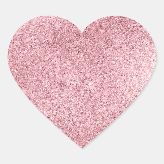 Roos Gold Hart Sticker (Voorkant)