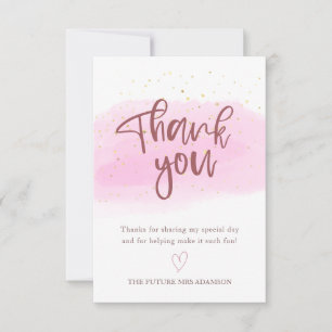 Roos Gold Hartelijk dank voor uw kaart voor Vrijge