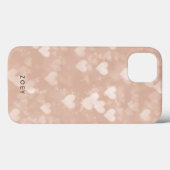 Roos Gold Heart Bokeh Case-Mate iPhone Case (Achterkant (horizontaal))