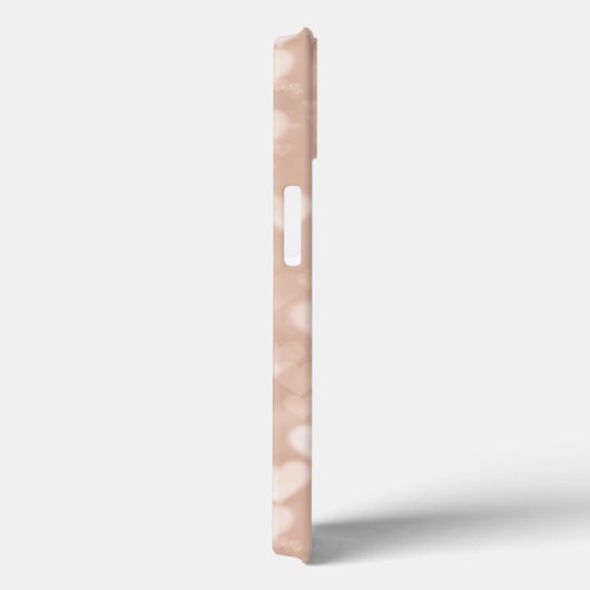 Roos Gold Heart Bokeh Case-Mate iPhone Case (Achterkant / Rechts)