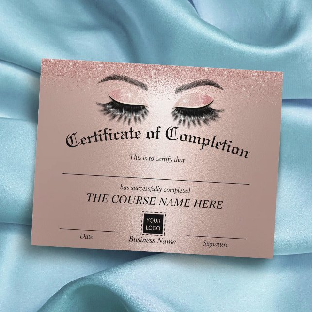Roos Gold Lashes Certificate of Complement Award (Creator heeft geüpload)