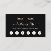 Roos Gold Lashes Loyalty Kaarten (Voorkant)