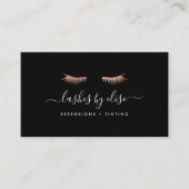 Roos Gold Lashes Visitekaartje (Voorkant)
