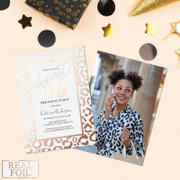 Roos Gold Leopard Cheetah Foto Sweet 16