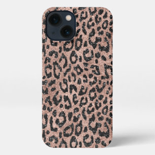 Roos Gold Leopard Print iPhone 13 Hoesje
