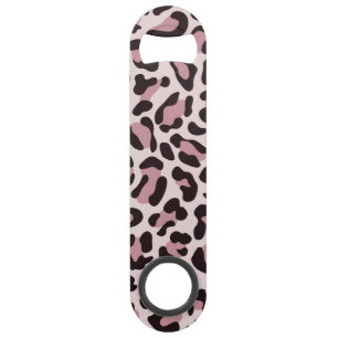 Roos Gold Leopard Print Speed Bottle Open Speed Flessenopener