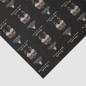 Roos Gold Lingerie Boutique Logo Tissuepapier (Detail)