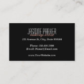 Roos Gold Lipstick Marmer Visitekaartje (Achterkant)