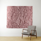 Roos Gold Liquid Chrome Metallic Chic Glam Wandkleed (In Situ (horizontaal))