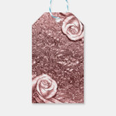 Roos Gold Liquid Chrome Metallic Florence Party Cadeaulabel (Achterkant)