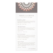 Roos Gold Lotus Massage Therapist Price List Menu (Voorkant)