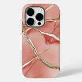 Roos Gold Marble Case-Mate iPhone Case (Achterkant)