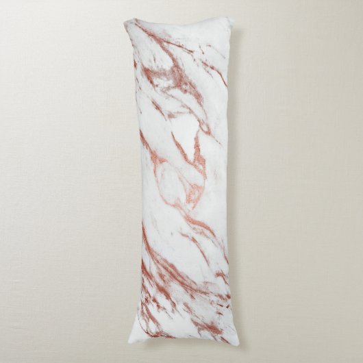 Roos Gold Marble Lichaamskussen (Voorkant Verticaal)