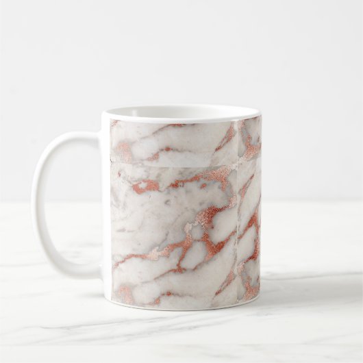 Roos Gold Marble Mok (Links)
