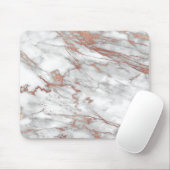 Roos Gold Marble Muismat (Met muis)