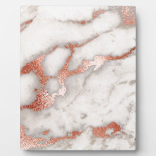 Roos Gold Marble Texture Fotoplaat