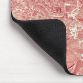 Roos Gold Marble Texture Muismat (Hoek)
