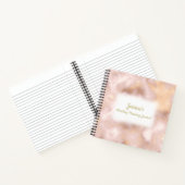  Roos Gold Marble Wedding Planner Notitieboek (Binnen)