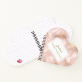  Roos Gold Marble Wedding Planner Notitieboek (Binnen)