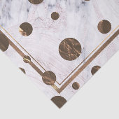 Roos Gold Marmer Bronze Copper Trendy Party Tissuepapier (Detail)