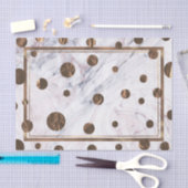 Roos Gold Marmer Bronze Copper Trendy Party Tissuepapier (Craft)