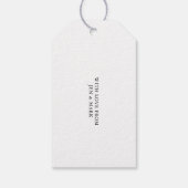 Roos Gold Merry-kerstcadeau Label Cadeaulabel (Achterkant)