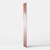 Roos Gold Metallic Handgeschreven Monogram Case-Mate iPhone Case (Achterkant / Rechts)