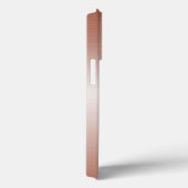 Roos Gold Metallic Handgeschreven Monogram Case-Mate iPhone Case (Achterkant / Rechts)