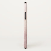 Roos Gold Metallic Wine Quote met naam Case-Mate iPhone Case (Achterkant / rechts)