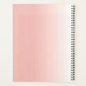 Roos Gold Minimalist Elegant Logo op maat Planner (Achterkant)