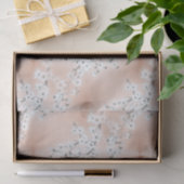 Roos Gold Mint White Cherry Blossom Tissuepapier (Geschenk)
