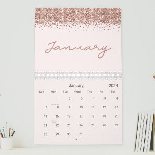 Roos Gold Modern Minimalist 2025 Kalender
