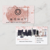 Roos Gold Monat Visitekaartje (Voorkant / Achterkant)