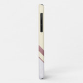 Roos Gold Monogram Geometric Chevron Marble Case-Mate iPhone Case (Achterkant/links)
