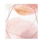 Roos Gold Note Pad Notitieblok (Voorkant)