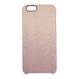 Roos Gold Ombre Glitter Sand Kijk Roze Doorzichtig iPhone 6/6S Hoesje