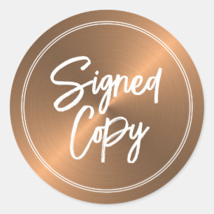 Roos Gold, Ondertekend exemplaar van het boek van Ronde Sticker
