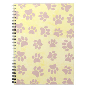 Roos Gold op oud papierpatroon Notitieboek