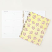 Roos Gold op oud papierpatroon Planner (Display)