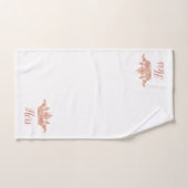 Roos Gold Pattern en Crown Bath Towel Set Bad Handdoek (Handdoek)
