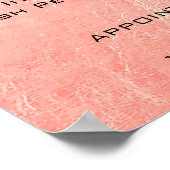 Roos Gold Peach Makeup Eyes Lashes Pastel Poster (Hoek)